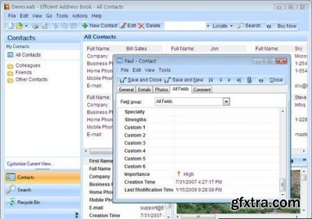 Efficient Address Book Pro v3.81 Build 383 Portable