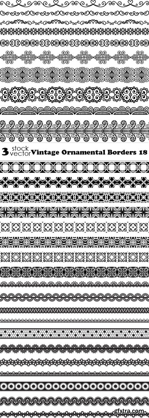 Vectors - Vintage Ornamental Borders 18