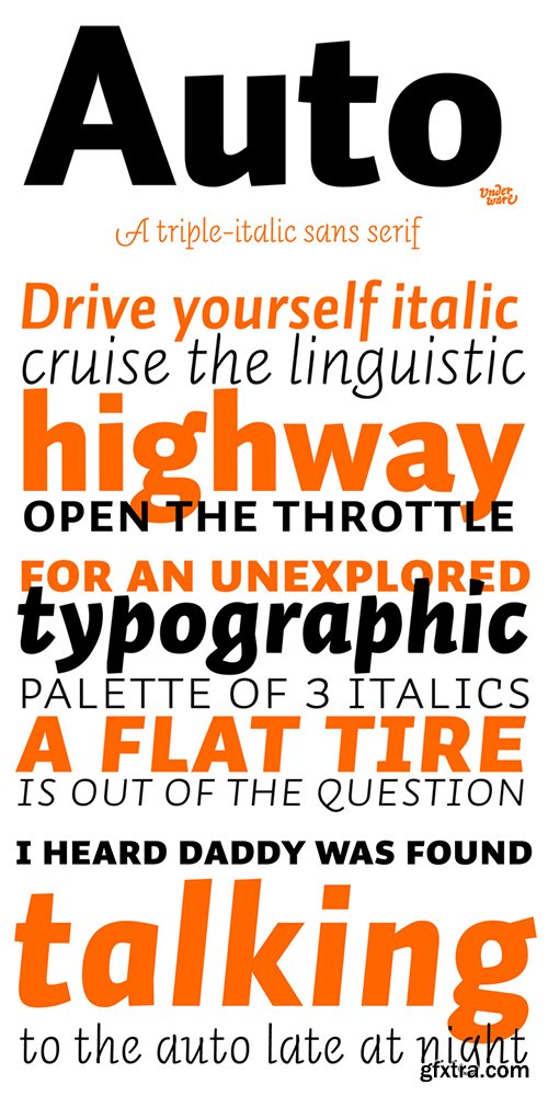 Auto Pro Font Family - 24 Fonts $132