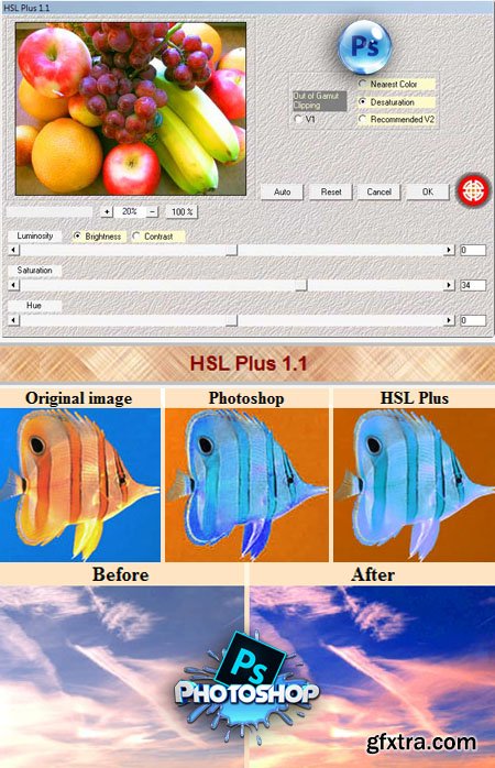 HSL Plus 1.1 Plugin for Photoshop