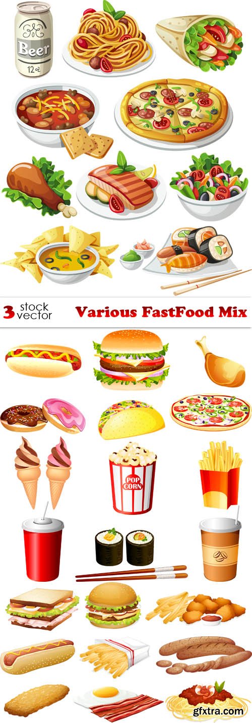 Vectors - Various FastFood Mix