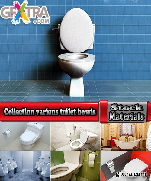 Collection various toilet bowls 25 HQ Jpeg