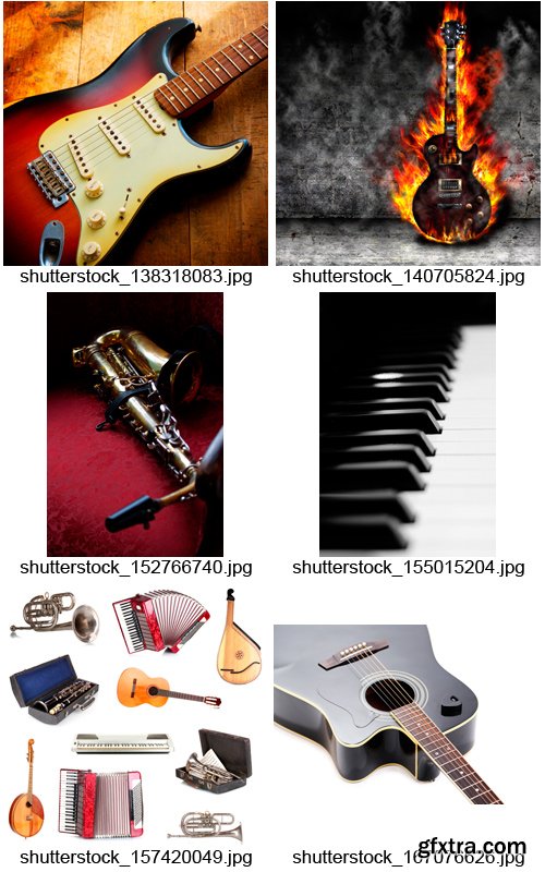 Amazing SS - Musical Instruments, 25xJPGs