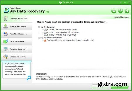 Tenorshare Any Data Recovery Pro v4.8.0.0 Build 2014.12.25 (+ WinPE) (+ Portable)