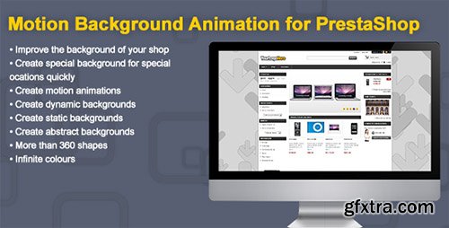 PrestaCheap - Motion Background Animation v1.0 for PrestaShop