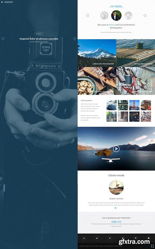 YouJoomla - YJ Snapshot v1.0.0 - Photographer Portfolio Joomla 2.5 & 3.x Template