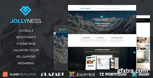 ThemeForest - Jollyness v1.0 - Business Joomla 3.x Template