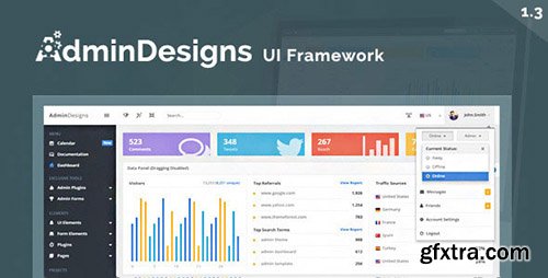 ThemeForest - AdminDesigns v1.3 - Responsive Admin UI Framework - FULL