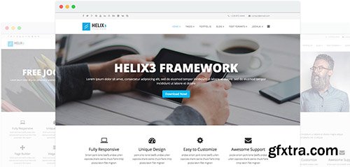 JoomShaper - JS Helix 3 v1.0.0 - Best Template Framework for Joomla 3.x