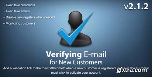 PrestaCheap - Verifying E-mail Account for New Customers v2.1.2 for PrestaShop