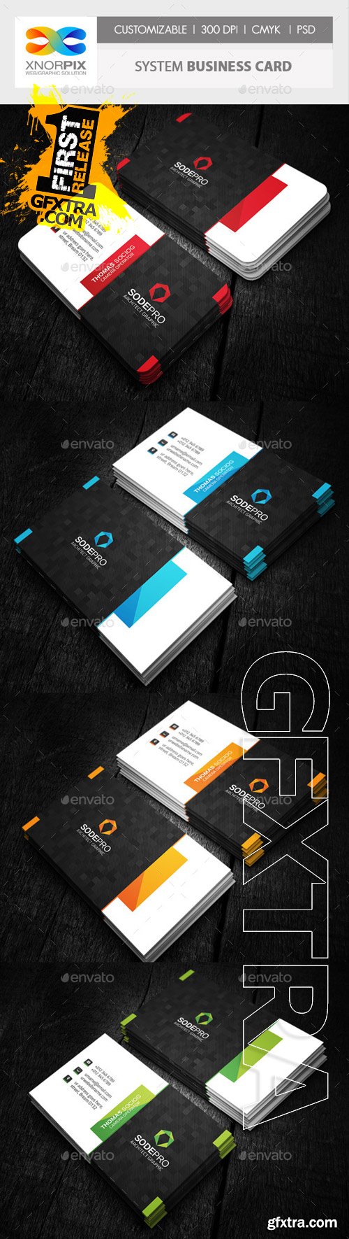 GraphicRiver - System Business Card 10525126