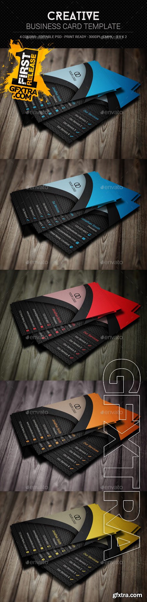 GraphicRiver - Creative Business Card Template 10519436