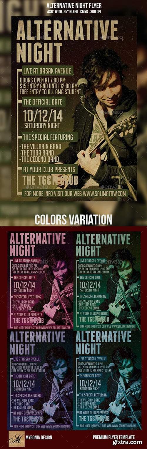 GraphicRiver Alternative Night Flyer / Poster 9544040