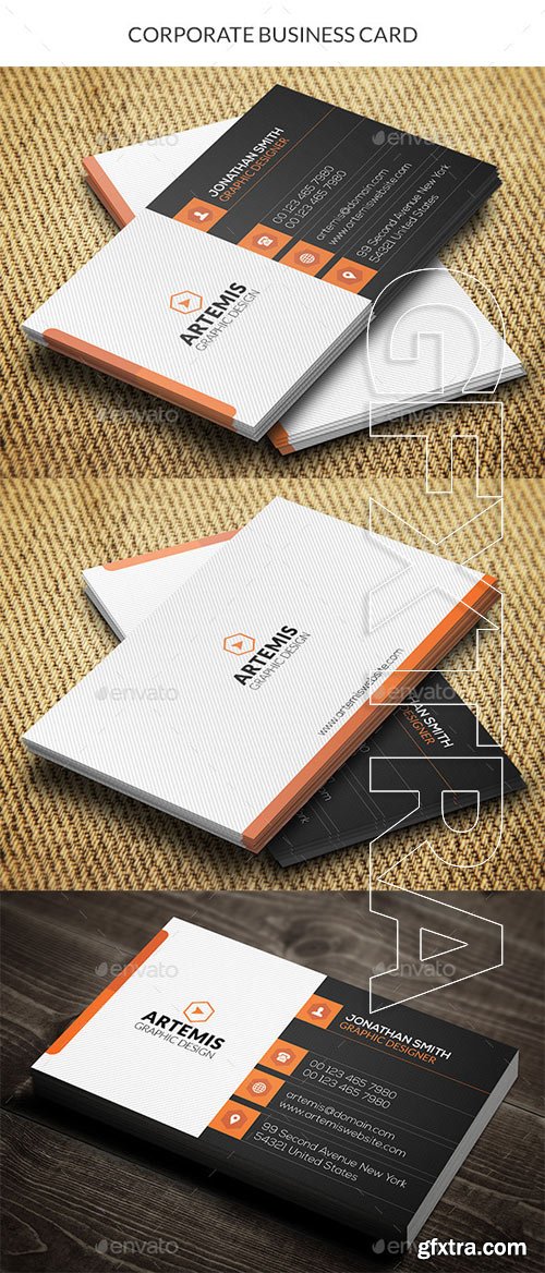 GraphicRiver - Corporate Business Card 10487239