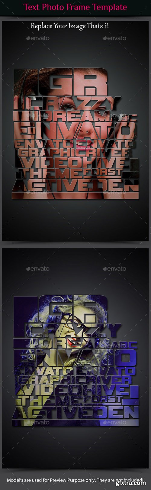 GraphicRiver Text Photo Frame Template 10488491