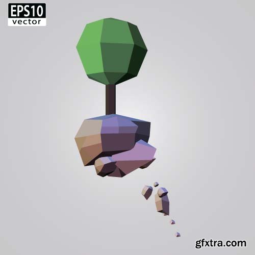 Triangular elements - 25x EPS