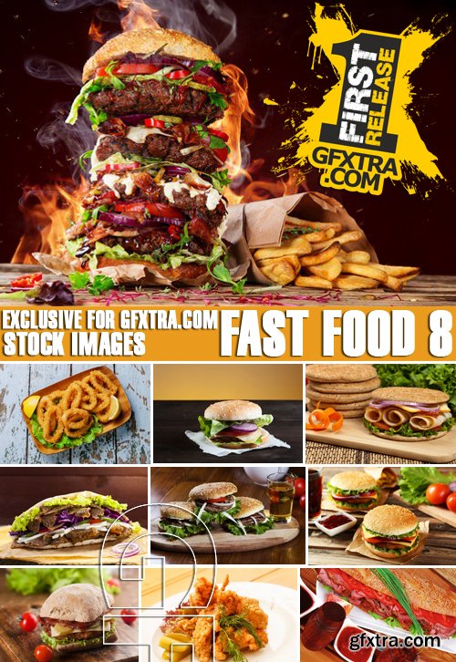 Stock Photos - Fast Food 8, 25xJPG