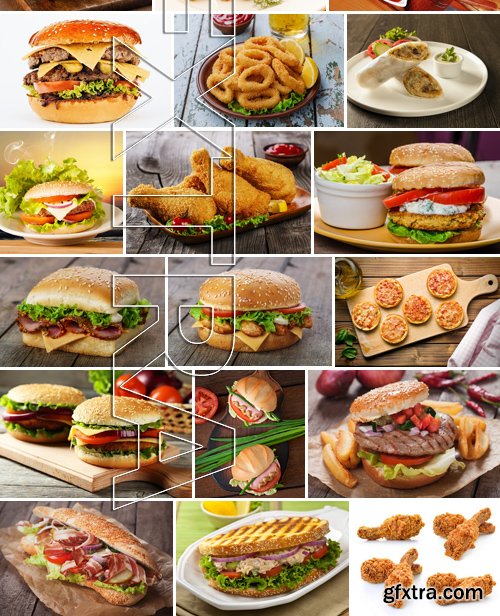 Stock Photos - Fast Food 8, 25xJPG