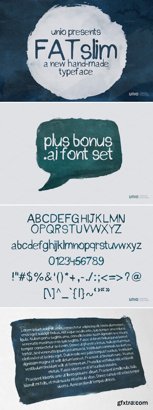 CM - FATslim Typeface