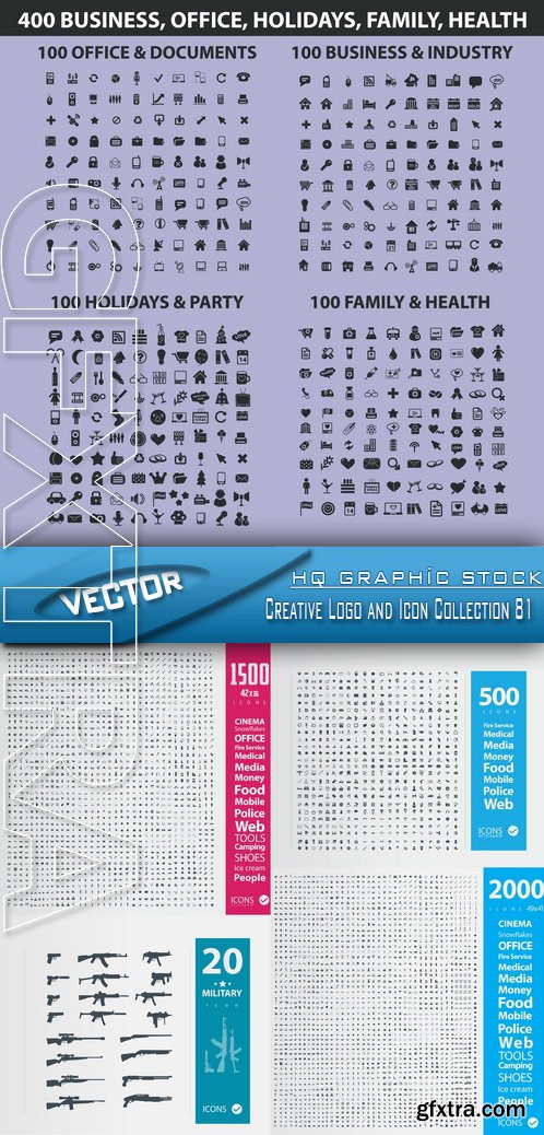 Stock Vector - Creative Logo and Icon Collection 81