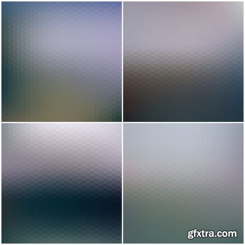 Vector - Hexagonal Backgrounds Set