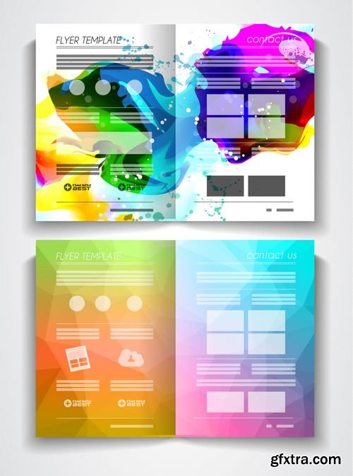 Vector Tri Fold Brochure Template Design