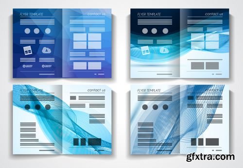 Vector Tri Fold Brochure Template Design