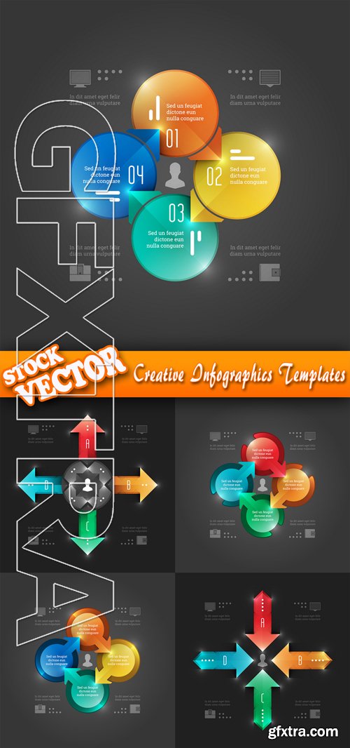 Stock Vector - Creative Infographics Templates