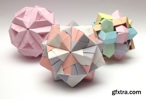 Stock Photos - Colorful Modular Origami Ball