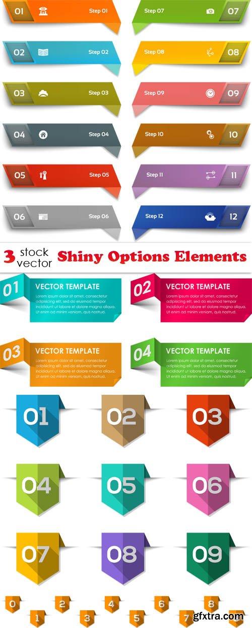 Vectors - Shiny Options Elements