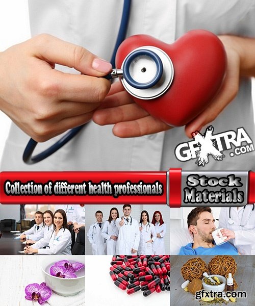 Collection of different health professionals image medical subjects 25 HQ Jpeg