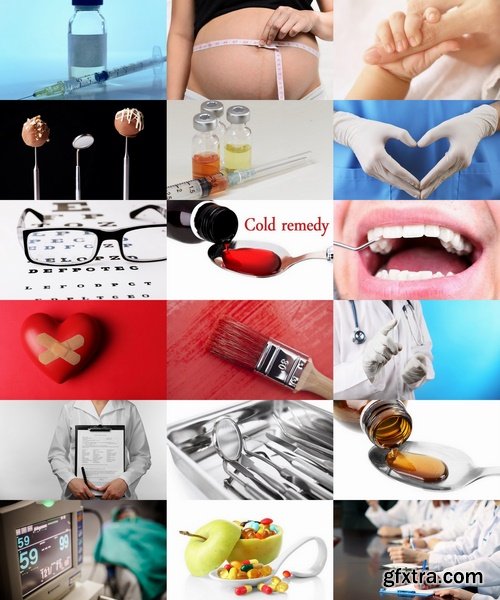 Collection of different health professionals image medical subjects 25 HQ Jpeg