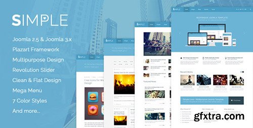 ThemeForest - Simple Love v1.1 - Multipurpose Joomla 2.5 & 3.x Template