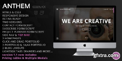 ThemeForest - Anthem v1.1 - Modern Creative Template