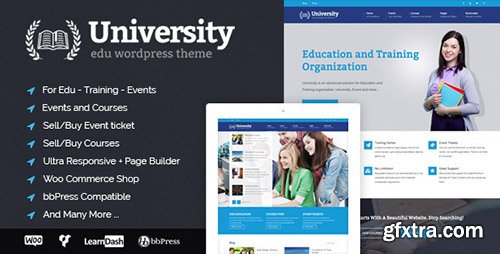 ThemeForest - University v1.9.6 - Education, Event and Course Theme