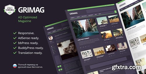 ThemeForest - Grimag v1.1.6 - AD Optimized Magazine Theme