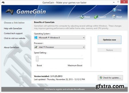 PGWARE GameGain v3.3.9.2015 Portable