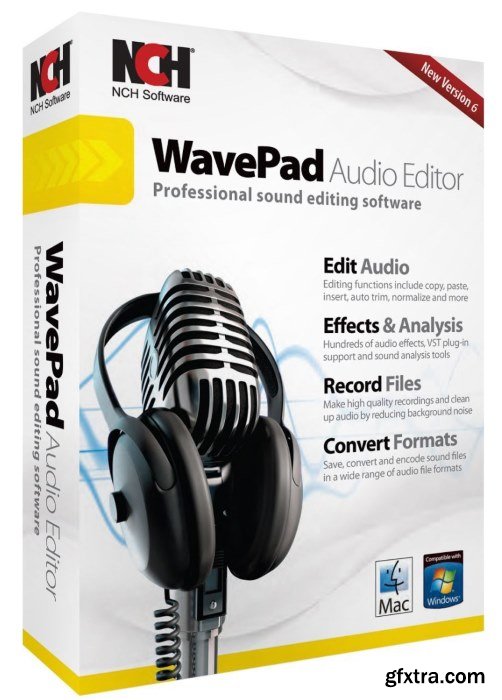 NCH WavePad Sound Editor Master's Edition 6.03 MacOSX