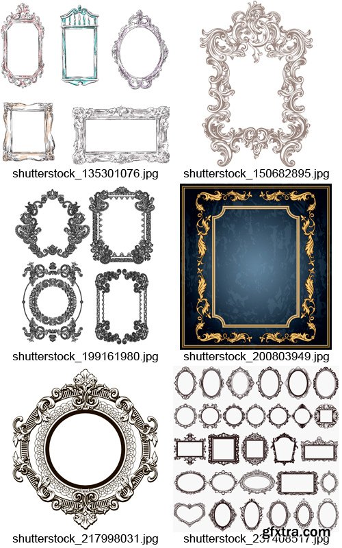 Amazing SS - Baroque Frames, 25xEPS