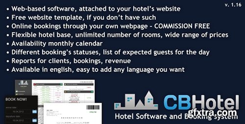 CodeCanyon - Hotel Software and Booking system v1.16