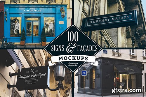 CM -100 Signs & Facades Mockups 211189