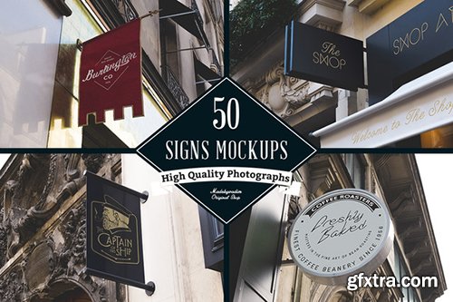 CM -100 Signs & Facades Mockups 211189