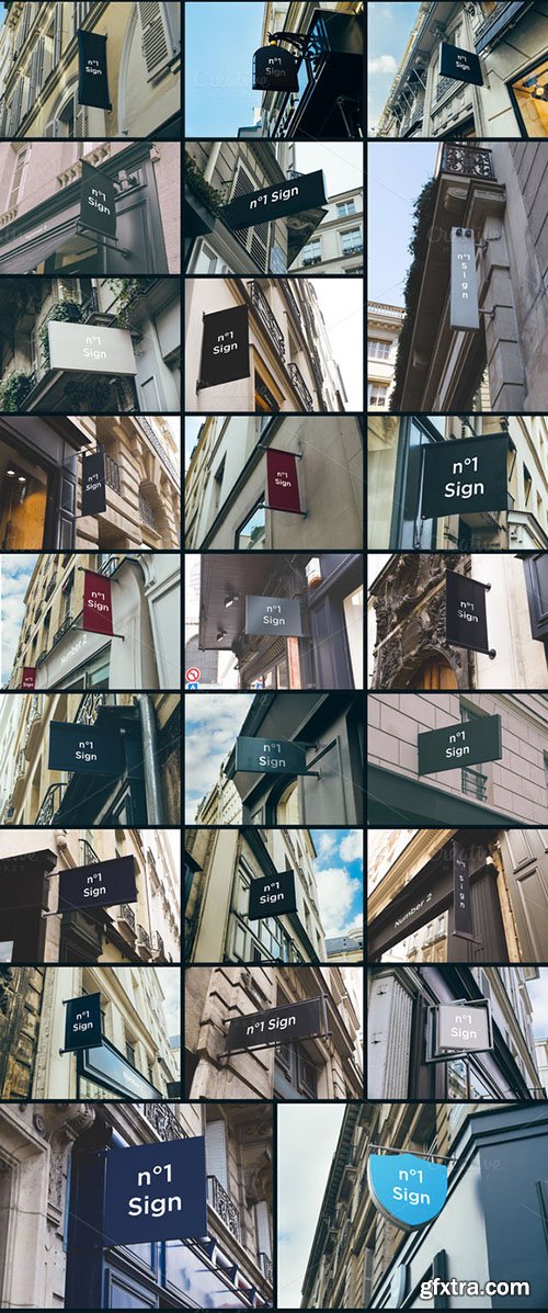 CM -100 Signs & Facades Mockups 211189