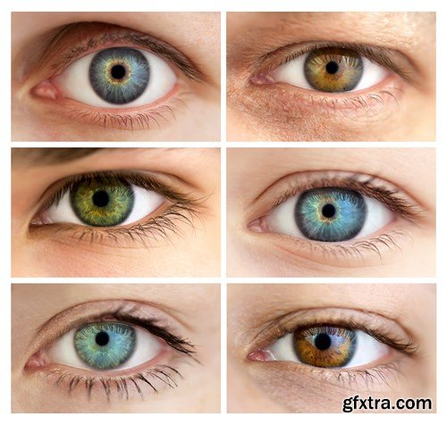 Stock Photos - Eyes, 25xJPG