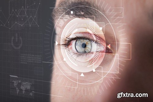 Stock Photos - Eyes, 25xJPG