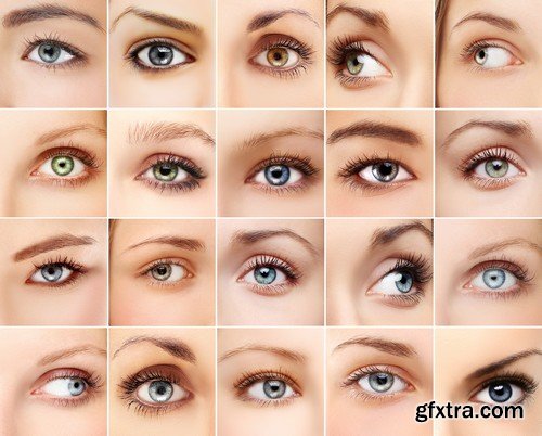 Stock Photos - Eyes, 25xJPG