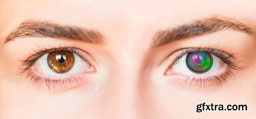 Stock Photos - Eyes, 25xJPG