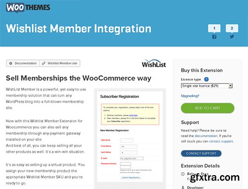 WooThemes - WooCommerce Wishlist Member Integration v2.3.0