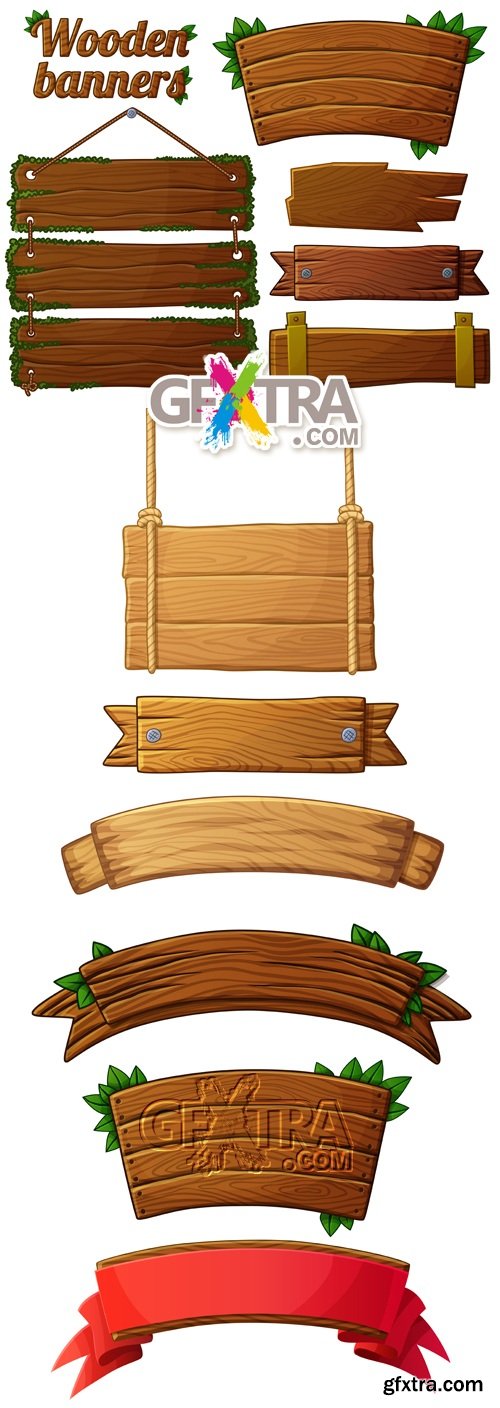 Wooden Boards Vector 2