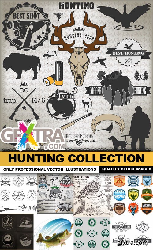 Hunting Collection - 25 Vector